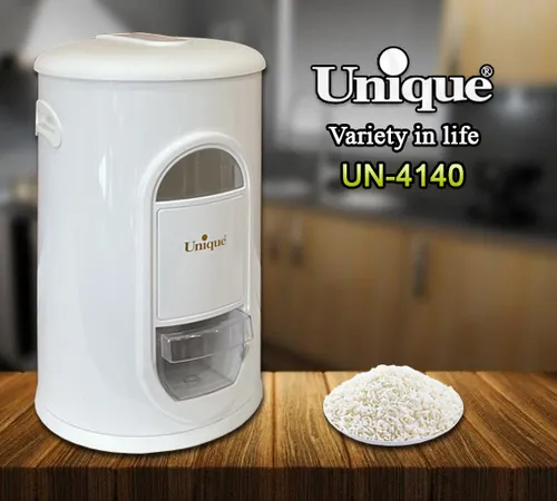 سطل برنج پیمانه دار سفید یونیک کد UN-4140