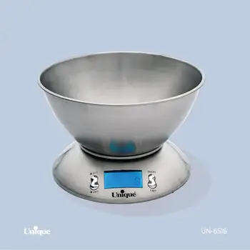 ترازوی آشپزخانه یونیک کد UN-6518 ( دیجیتالی - حداکثر 5 کیلوگرم)