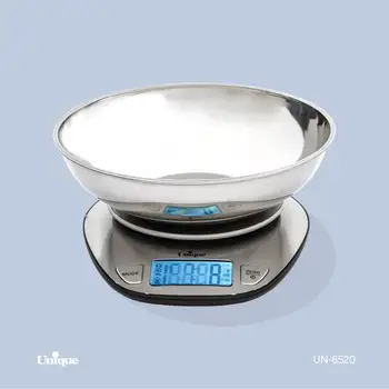ترازوی آشپزخانه یونیک کد UN-6520 ( دیجیتالی - حداکثر 5 کیلوگرم)