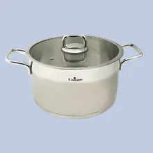 قابلمه استیل یونیک سایز 16 مدل فلت کد UN-9902 gallery1