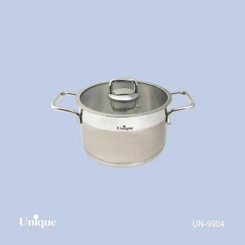 قابلمه استیل یونیک سایز 20 مدل فلت کد UN-9904 gallery0