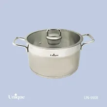 قابلمه استیل یونیک سایز 28 مدل فلت کد UN-9908 gallery0