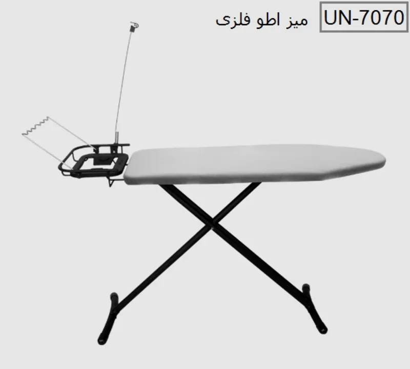 میز اتو ایستاده (پایه بلند) پریزدار یونیک کد UN-7070 (تحویل تهران با پیک - ارسال پستی ندارد- ارسال به شهرستان توسط تیپاکس بصورت پس کرایه) gallery0