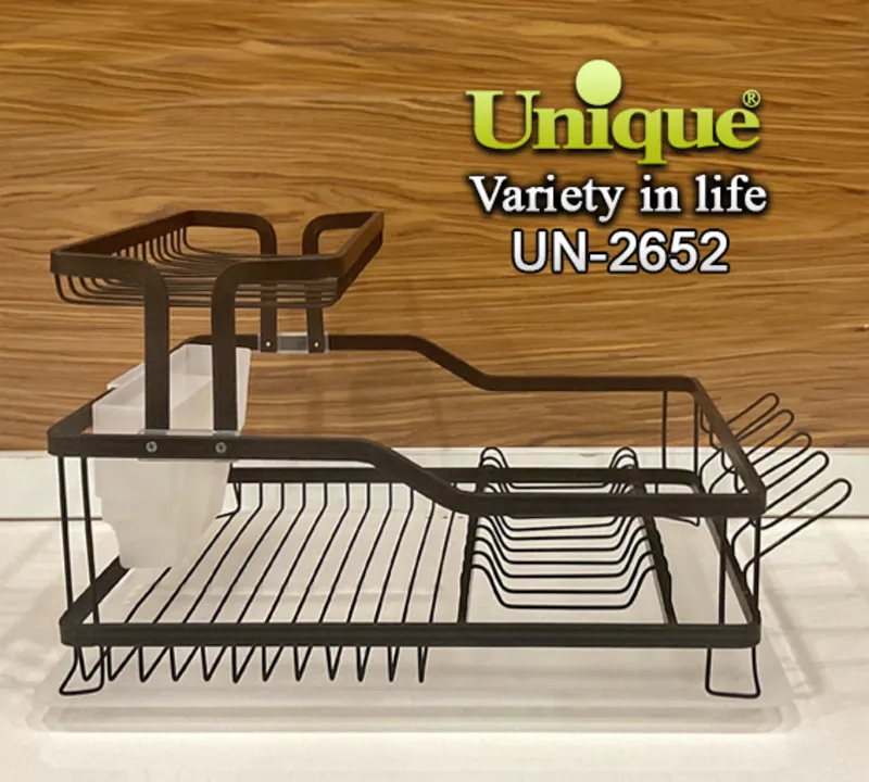 جاظرفی 1.5 طبقه آلومینیومی مشکی یونیک کد UN-2652 gallery1