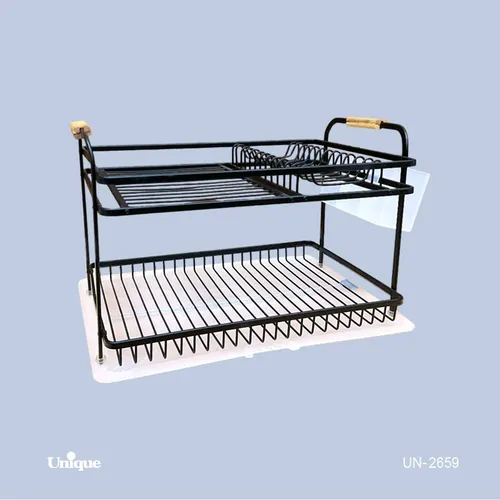 جاظرفی 2 طبقه آلومینیومی مشکی یونیک کد UN-2659