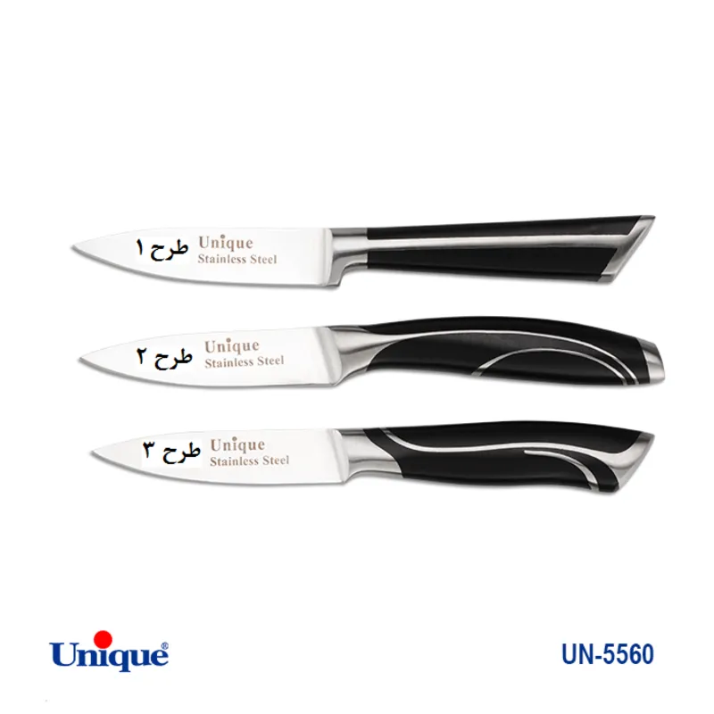 سرویس کارد و ساطور آشپزخانه یونیک کد UN-5560 (8 پارچه با پایه چوبی) gallery3