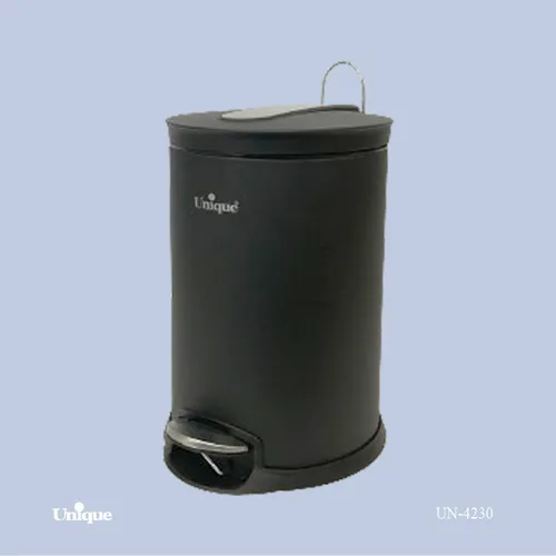 سطل زباله پدال دار مشکی 16 لیتر یونیک کد UN-4230