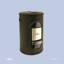 سطل برنج پیمانه دار مشکی 10 کیلوگرمی یونیک کد UN-4240 gallery0