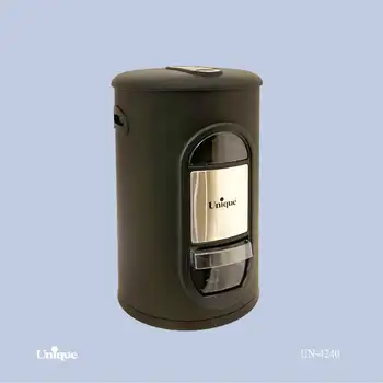 سطل برنج پیمانه دار مشکی 10 کیلوگرمی یونیک کد UN-4240