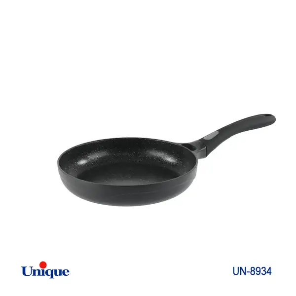 تابه یونیک مدل هلیوس تک دسته سایز 24 کد UN-8934 ( خارجی - بدنه آلومینیوم - داخل گرانیت)
