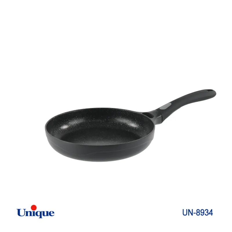 تابه یونیک مدل هلیوس تک دسته سایز 24 کد UN-8934 ( خارجی - بدنه آلومینیوم - داخل گرانیت) gallery0