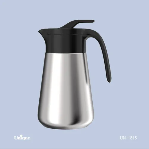 فلاسک 1 لیتر تمام استیل یونیک کد UN-1815 (مناسب جلسات مدیریتی و کنفرانس ها)