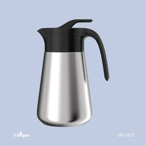 فلاسک 1 لیتر تمام استیل یونیک کد UN-1815 (مناسب جلسات مدیریتی و کنفرانس ها)