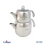 کتری قوری استیل یونیک کد UN-7503 ( ساخت ترکیه - 2.7 لیتری - لوله ای) thumb 1