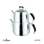 کتری قوری استیل یونیک کد UN-7507 ( ساخت ترکیه - 2.1 لیتری - لوله ای) thumb 1