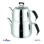 کتری قوری استیل یونیک کد UN-7511 (  ساخت ترکیه  - 3 لیتری - لوله ای) thumb 1