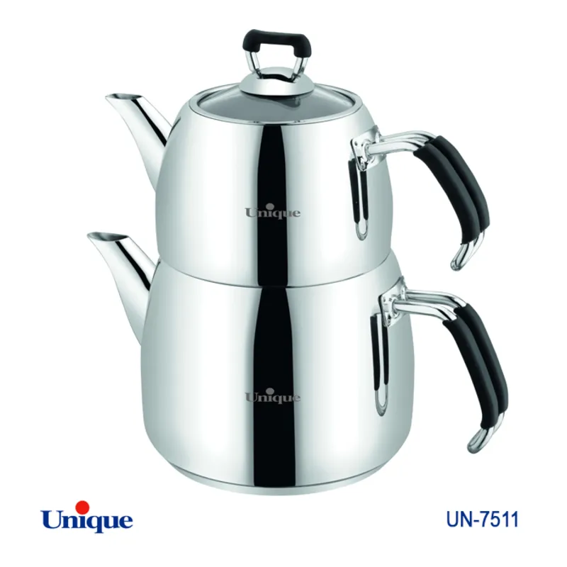 کتری قوری استیل یونیک کد UN-7511 (  ساخت ترکیه  - 3 لیتری - لوله ای) gallery0
