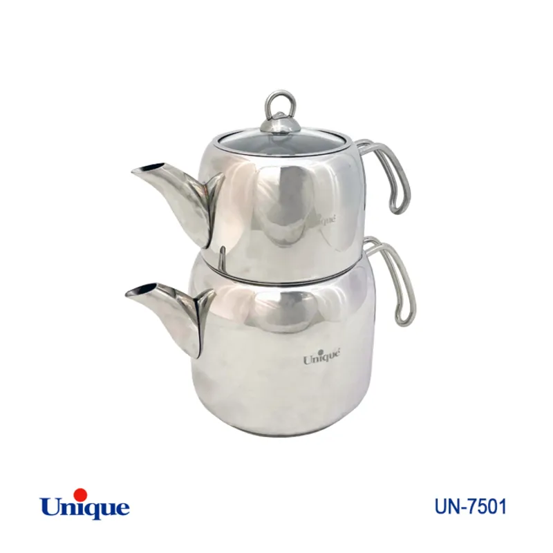کتری قوری استیل یونیک کد UN-7501 ( ساخت ترکیه - 2.3 لیتری - لوله ای) gallery0